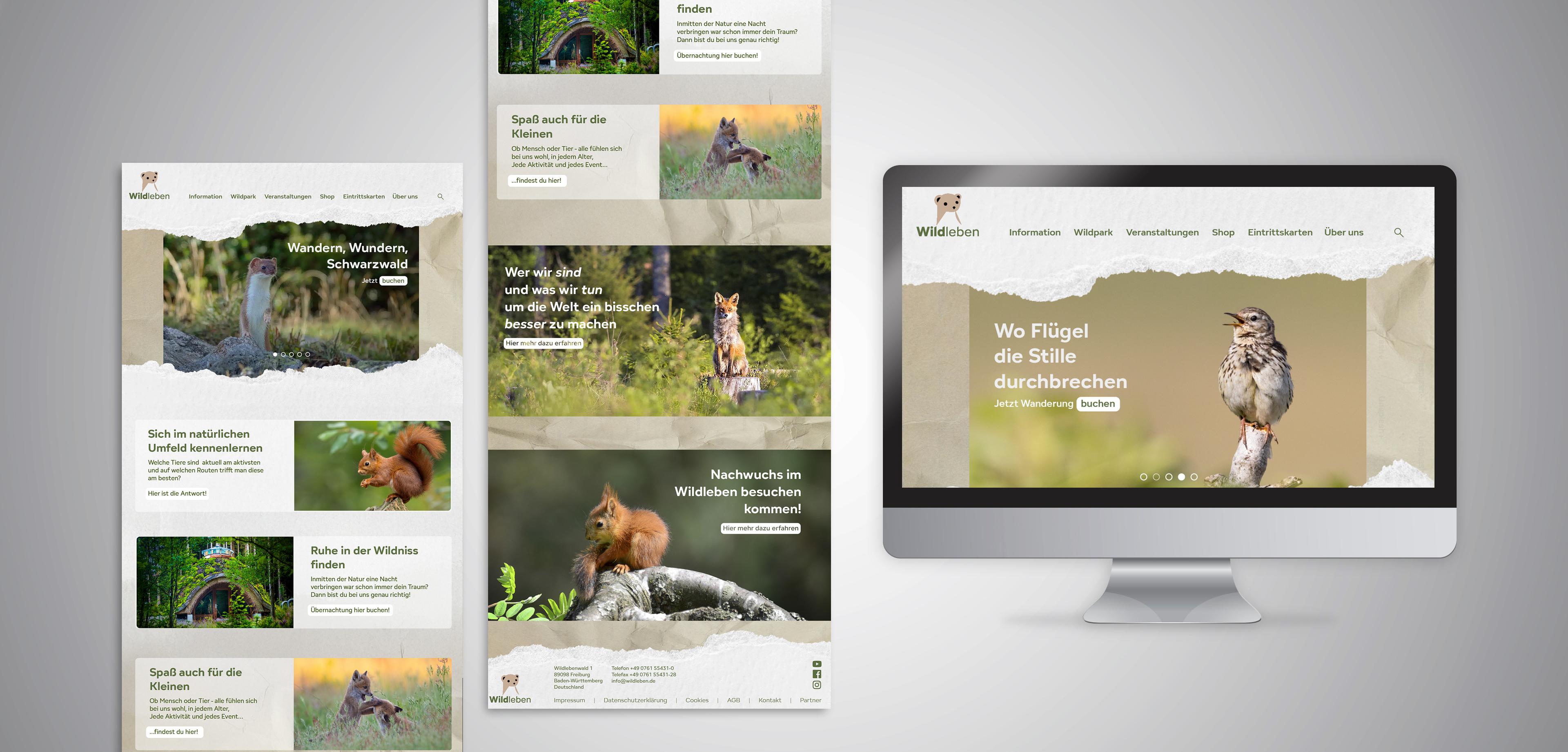 Wildleben Website Demo