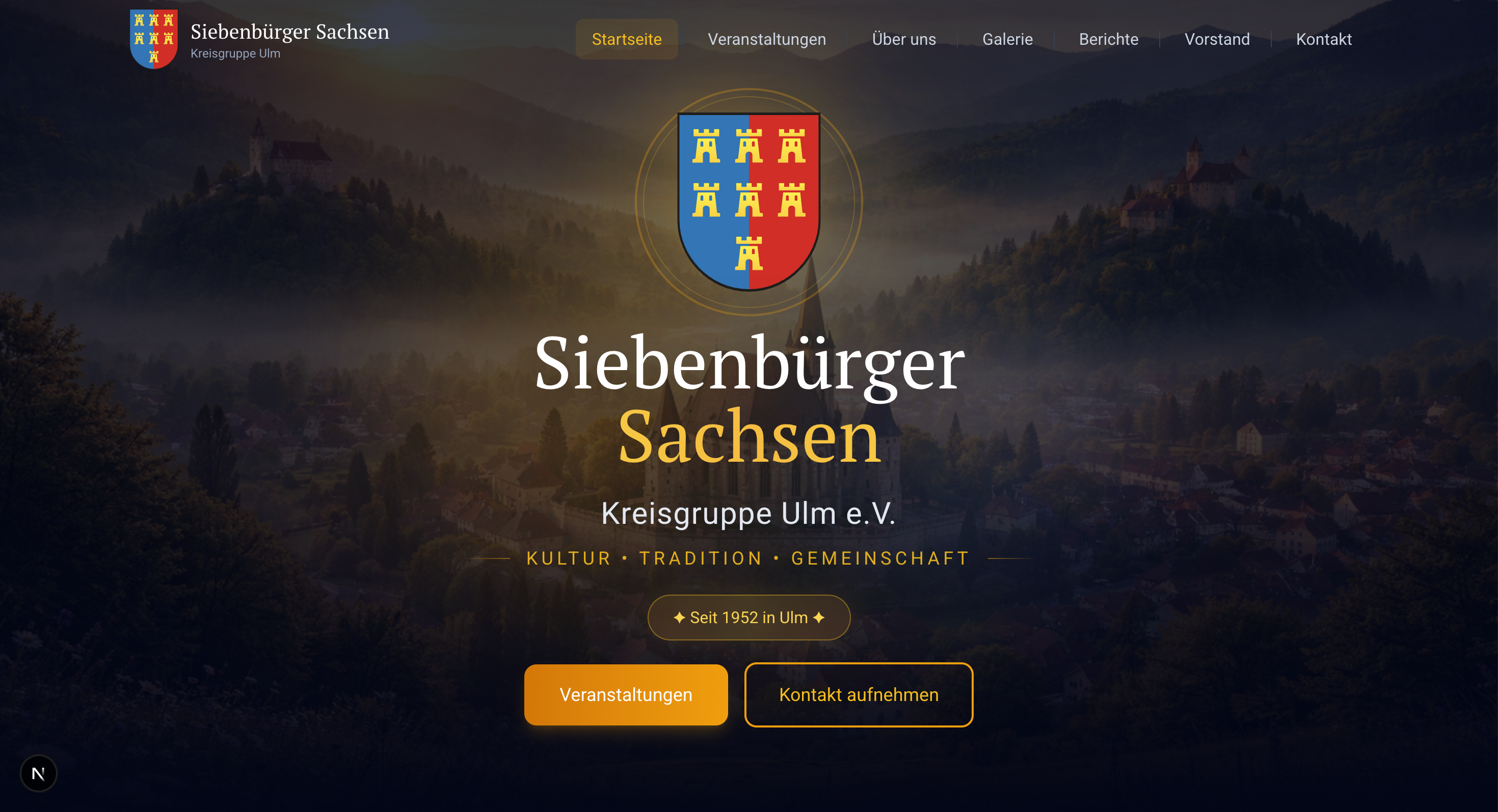 Siebenbürger Sachsen Website Hero Desktop