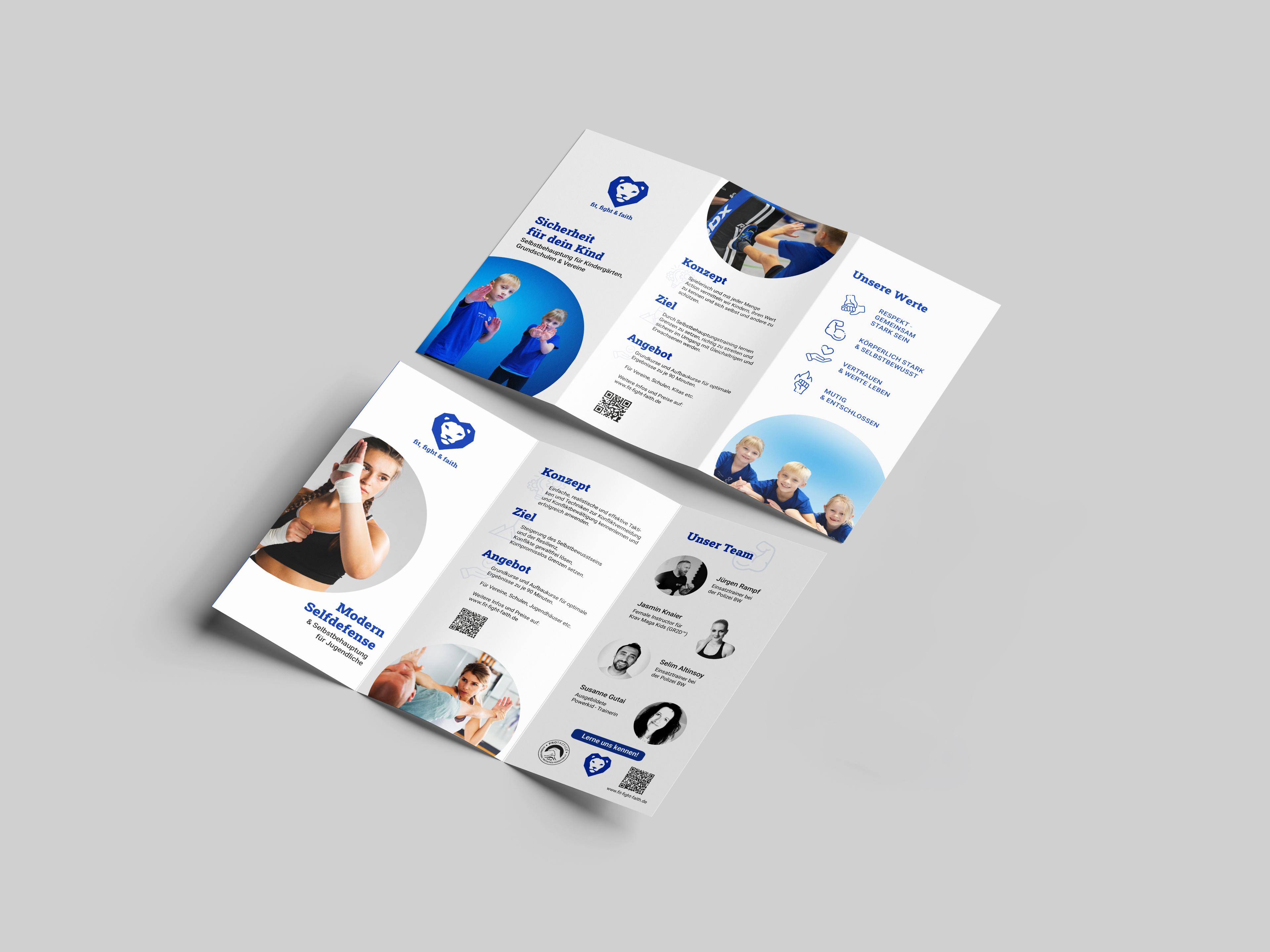 fit, fight & faith Projekt Mockup