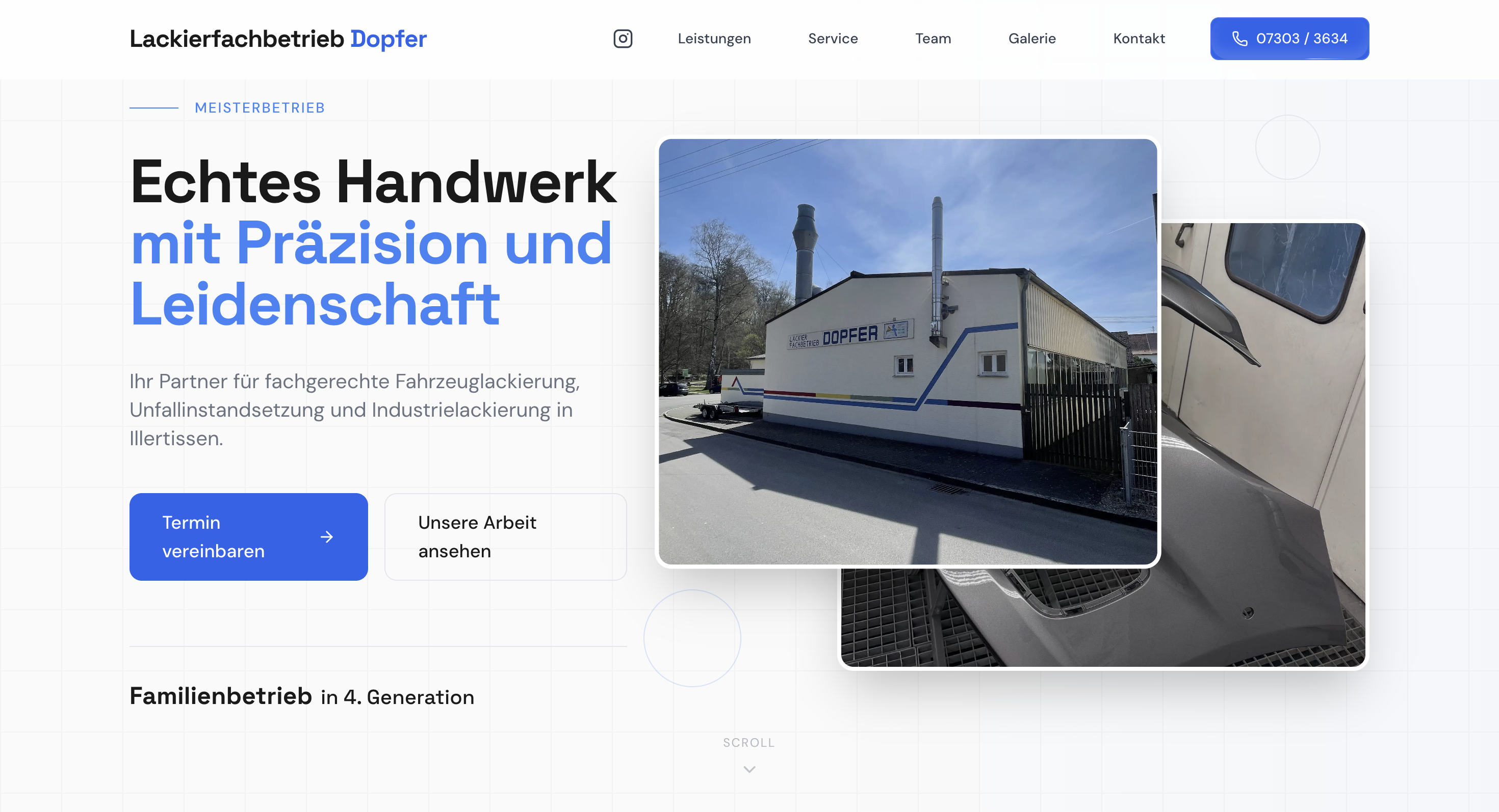 Dopfer Website Hero Desktop