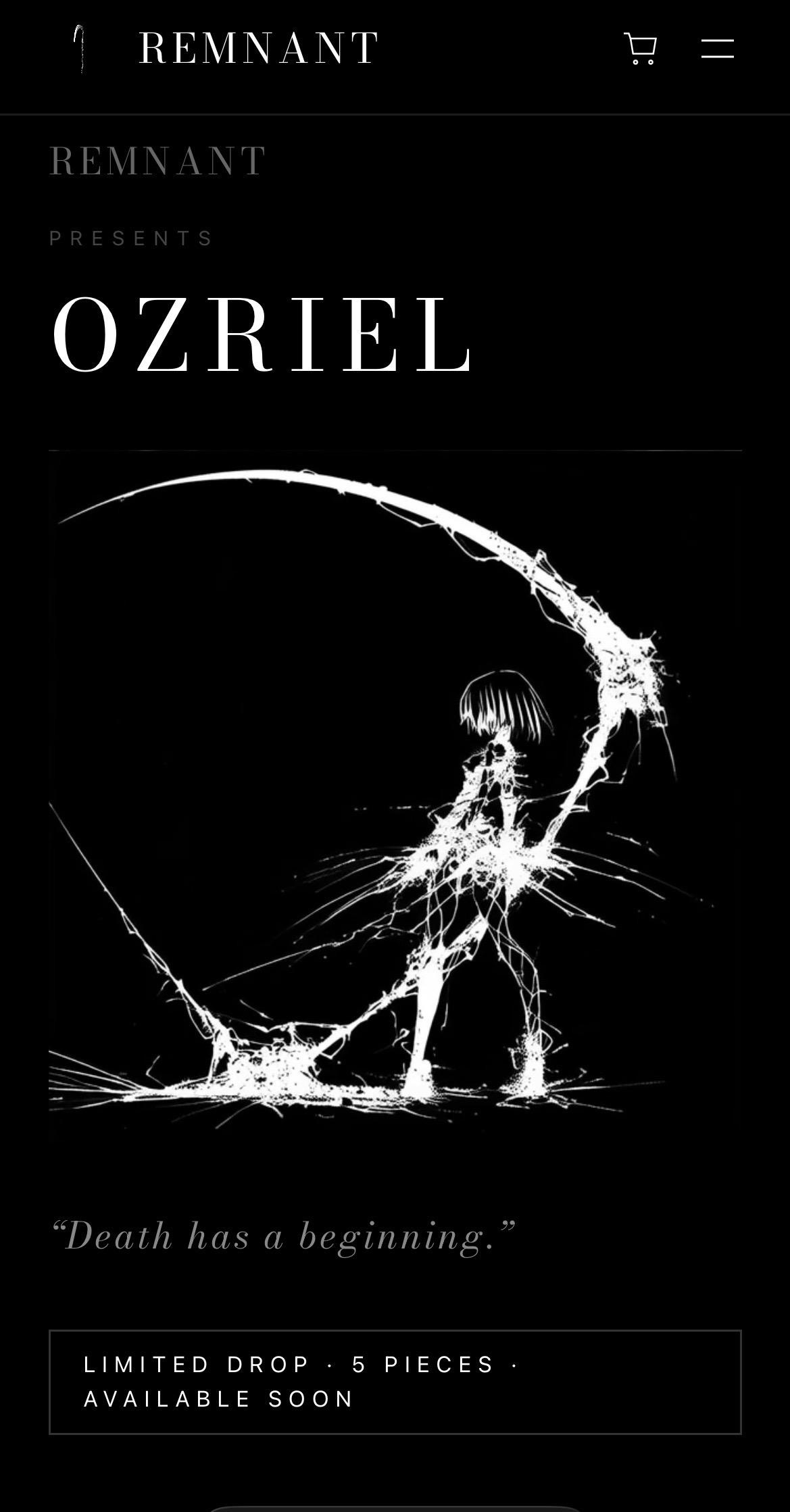REMNANT-Clothing Hero - Mobile Ansicht