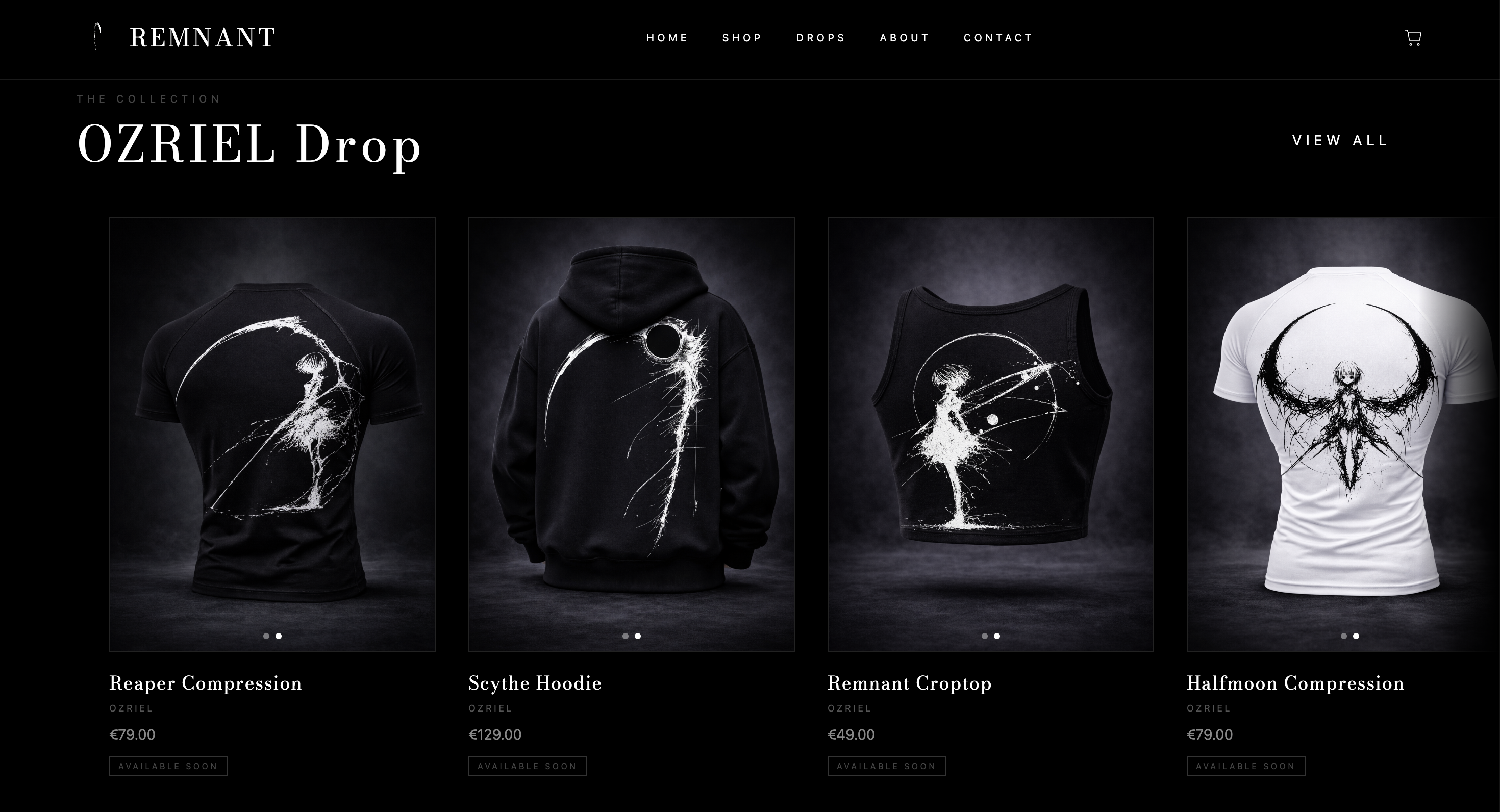 REMNANT-Clothing Produktansicht - Desktop